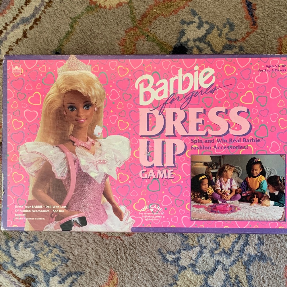 Vintage Barbie Dress Up Game